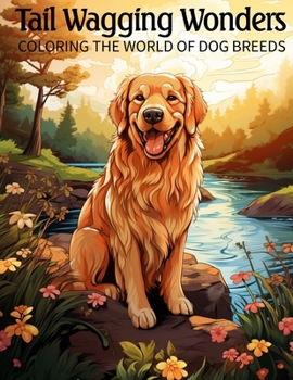 Paperback Tail Wagging Wonders: Coloring the World of Dog Breeds Book