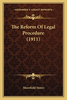 The Reform of Legal Procedure