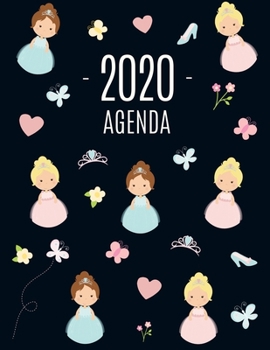 Paperback Principessa Agenda 2020: Pianificatore Annuale 2020 - Da Gennaio a Dicembre (12 Mesi) - Organizer & Diario [Italian] Book