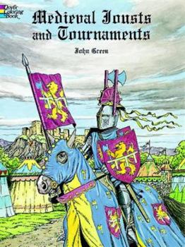 Paperback Medieval Jousts and Tournaments Coloring Book