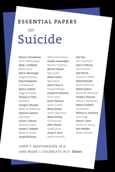 Paperback Essential Papers on Suicide Book