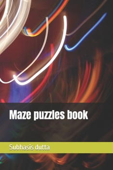 Paperback Maze puzzles book