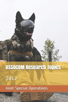 Paperback USSOCOM Research Topics: 2012 Book