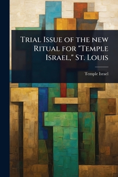 Paperback Trial Issue of the new Ritual for "Temple Israel," St. Louis Book