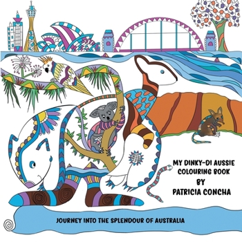 Paperback My Dinky-di Aussie Colouring Book
