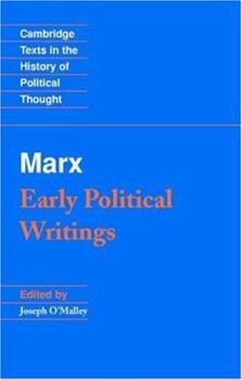 Paperback Marx: Early Political Writings Book