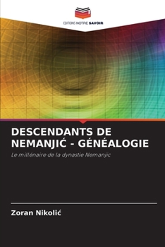 Paperback Descendants de Nemanji&#262; - Généalogie [French] Book