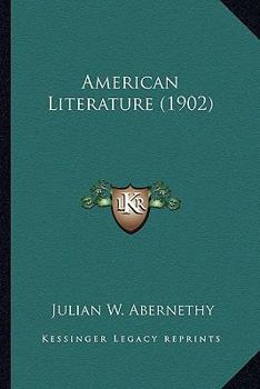 Paperback American Literature (1902) Book