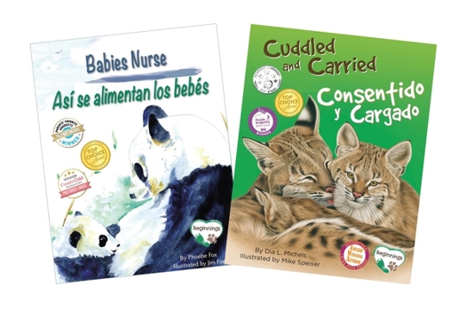 Paperback Nurtured and Nuzzled Bilingual Book Set Book