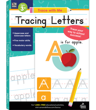 Paperback Trace with Me: Tracing Letters Book