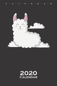 Paperback Lama in cloud Calendar 2020: Lama and alpaca lovers and friends Book