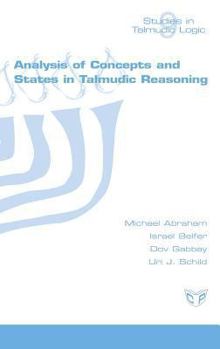 Hardcover Analysis of Concepts and States in Talmudic Reasoning [Hebrew] Book