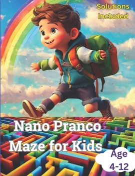 Paperback Nano Pranco Maze For Kids Age 4-12 Book
