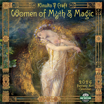 Calendar Women of Myth & Magic 2024 Wall Calendar: By Kinuko Y. Craft Book