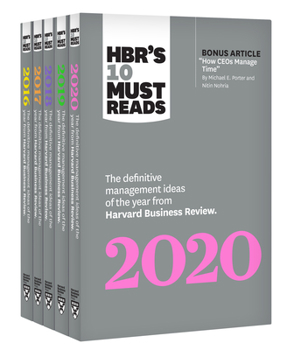 Paperback 5 Years of Must Reads from Hbr: 2020 Edition (5 Books) Book
