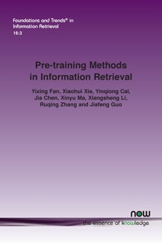 Paperback Pre-Training Methods in Information Retrieval Book