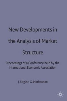 Paperback New Developments in Analysis of Market Structure: International Conference Proceedings Book