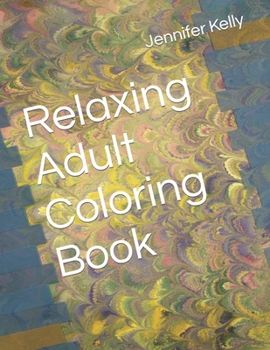 Paperback Relaxing Adult Coloring Book