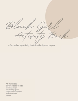 Paperback Black Girl Activity Book
