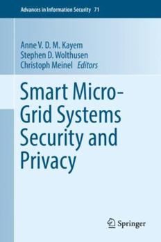 Hardcover Smart Micro-Grid Systems Security and Privacy Book