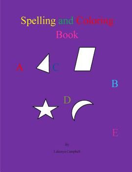 Paperback Spelling and Coloring Book