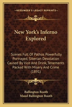 New York's Inferno Explored. Scenes Full of Pathos Powerfully Portrayed-Siberian Desolation Caused by Vice and Drink-Tenements Packed With Misery and Crime