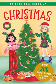Christmas Sticker Doll Dress-Up Book