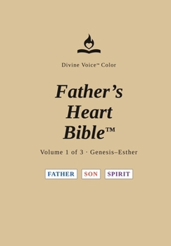 FHB, Large Print Bible, Vol 1 of 3, Red Letter, Hardcover: Divine Voice Color, 14-Point for Seniors and Low Vision, [VOLUME RANGE], EZ Read, Father's