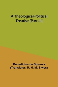 Paperback A Theological-Political Treatise [Part III] Book