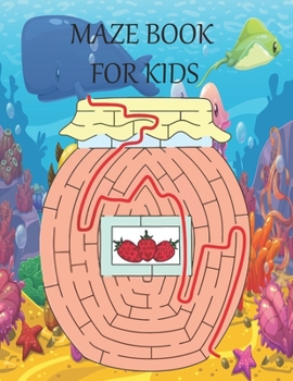 Paperback Maze book for kids: Great for Developing Problem Solving Skills, Spatial Awareness, and Critical Thinking Skills Book