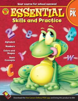 Paperback Essential Skills and Practice, Grade Pk Book