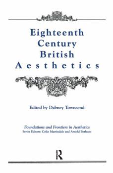 Paperback Eighteenth-Century British Aesthetics Book