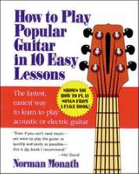 Paperback How to Play Popular Guitar in 10 Easy Lessons Book