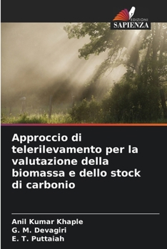 Paperback Approccio di telerilevamento per la valutazione della biomassa e dello stock di carbonio [Italian] Book