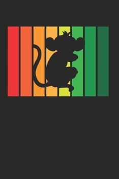 Affe Äffchen Notizbuch: Affe Äffchen Notizbuch für Liebhaber / Notizheft / Notizblock A5 (6x9in) Dotted Notebook / Punkteraster / 120 gepunktete Seiten (German Edition)