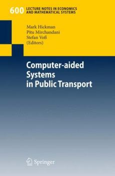 Paperback Computer-Aided Systems in Public Transport Book