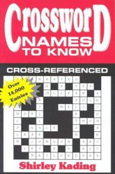 Paperback Crossword Names to Know Book