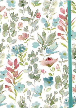 Misc. Floral Watercolor Journal (Deluxe Binding with Gold Gilded Pages) Book