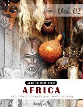 Africa: Adult Coloring Book