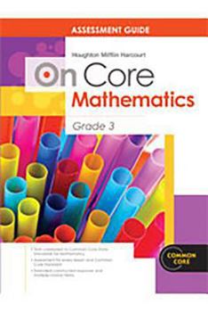 Paperback Houghton Mifflin Harcourt Mathematics on Core: Assessment Guide Grade 3 Book