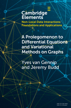 Paperback A Prolegomenon to Differential Equations and Variational Methods on Graphs Book