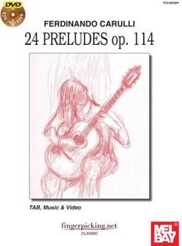 Paperback Ferdinando Carulli: 24 Pruludes Op. 114 Book