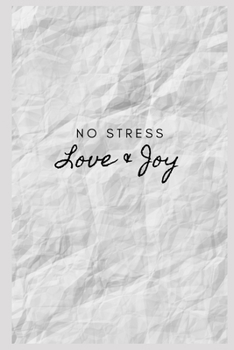 Love and Joy. No Stress: Crumpled White Paper Theme Xmas Planner. Organize&Schedule Your Xmas Shopping. Plan Holiday Activities. Track All The Festive Details: Recipes, Cards, Gifts, etc. Record Memor