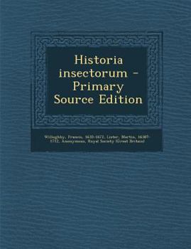 Paperback Historia Insectorum [Latin] Book