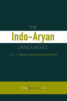 Hardcover The Indo-Aryan Languages Book