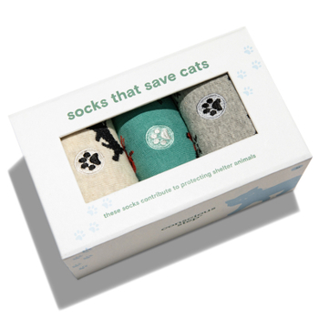 Save Cats Gift Box, Cat Faces, Black Cats, Tricolor Cats