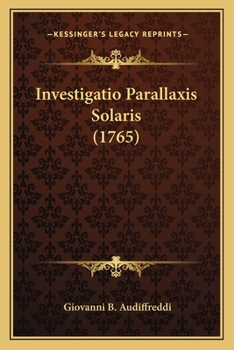 Paperback Investigatio Parallaxis Solaris (1765) [Latin] Book