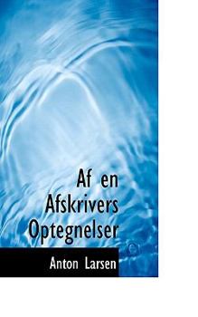 Paperback AF En Afskrivers Optegnelser Book