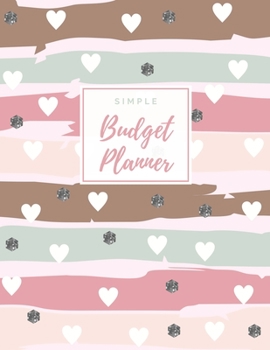 Simple Budget Planner: 12 Month Budget Planner Money Saving Challenge Monthly Bill Tracker Simple Budget Tracker Expense Tracker Happy Planner Notebook Monthly Money Goals Tracker