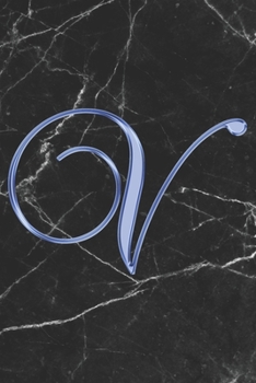 Paperback V Journal: A Monogram V Initial Capital Letter Notebook For Writing And Notes: Great Personalized Gift For All First, Middle, Or Book